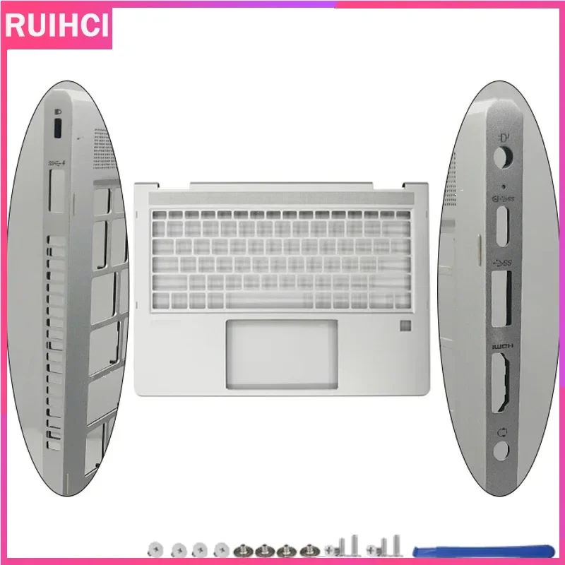 ProBook X360 430 435 G7 G8 HSN-Q27C ラップトップケース LCD バックカバーフロントカバーパームヒンジカバー