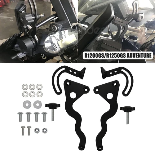 Para BMW R1250GS R 1250/1200 GS LC ADV Adventure 1250GSA Kits de soporte reforzado para parabrisas soporte para parabrisas