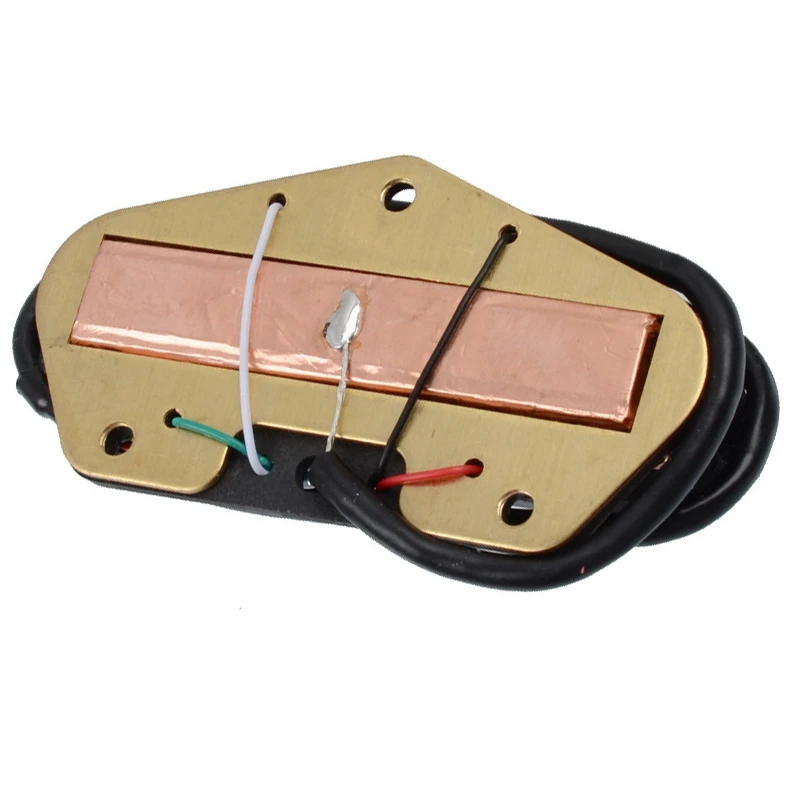 Pickup gitar 4 kawat untuk gitar listrik Dual Hot Rail koil tunggal bagian gitar Humbucker XQ