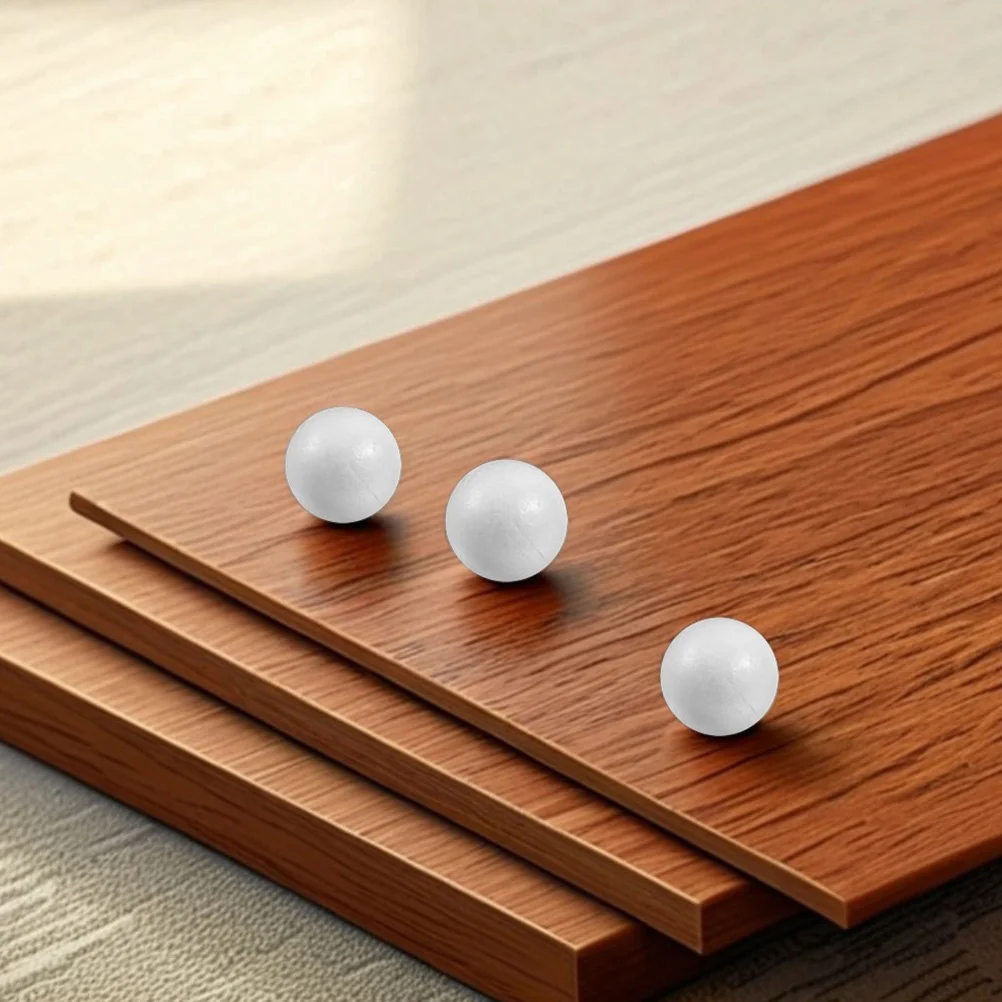 

50Pcs Solid White Foam Balls Polystyrene Craft DIY Decoration Wedding Party Window Display Art Supplies Round Balls