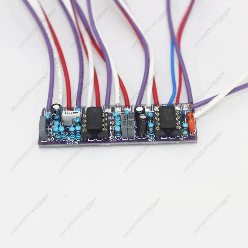 DIY-Bassgitarren-Nachrüstung mit eingebautem dreiteiligem Frontstufen-Schaltkreisanalysator RB400 Preamp EQ – Detail 1