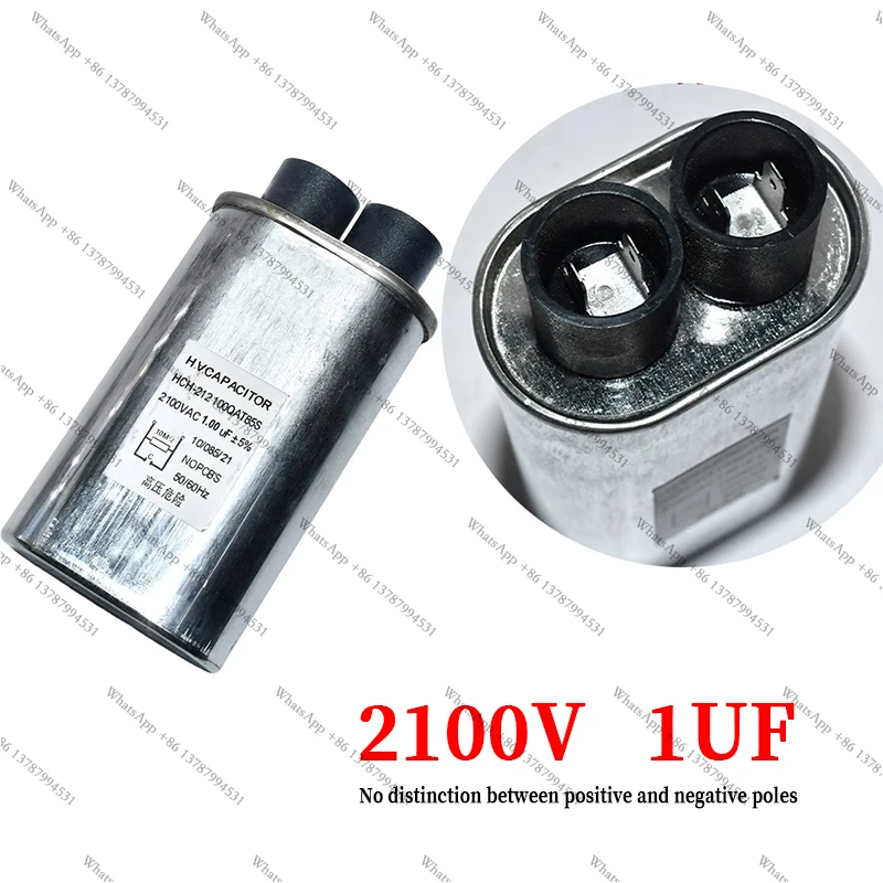 microwave oven high voltage capacitor 2100VAC universal. 85/.9/1UF