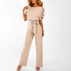 Playsuit  Business Ladies Tight Waist Slim Jumpsuit  Temperament Women Romper