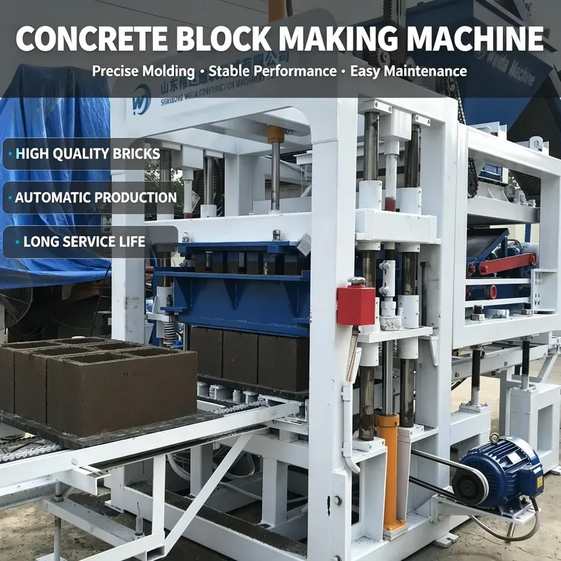 QT4-15/18 Direct Factory Hydraulic Automatic Hollow Block Making Machine Stable Running Concrete Brick Production Machinery