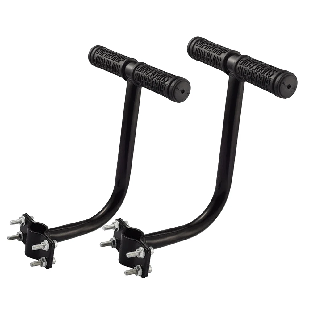 Rear Seat Handle Bike Handlebar Safety Holder Bicycle ChildrenArmrest Bike Saddle Chair For 25.4MM-31.8MM Adjustable Bracket