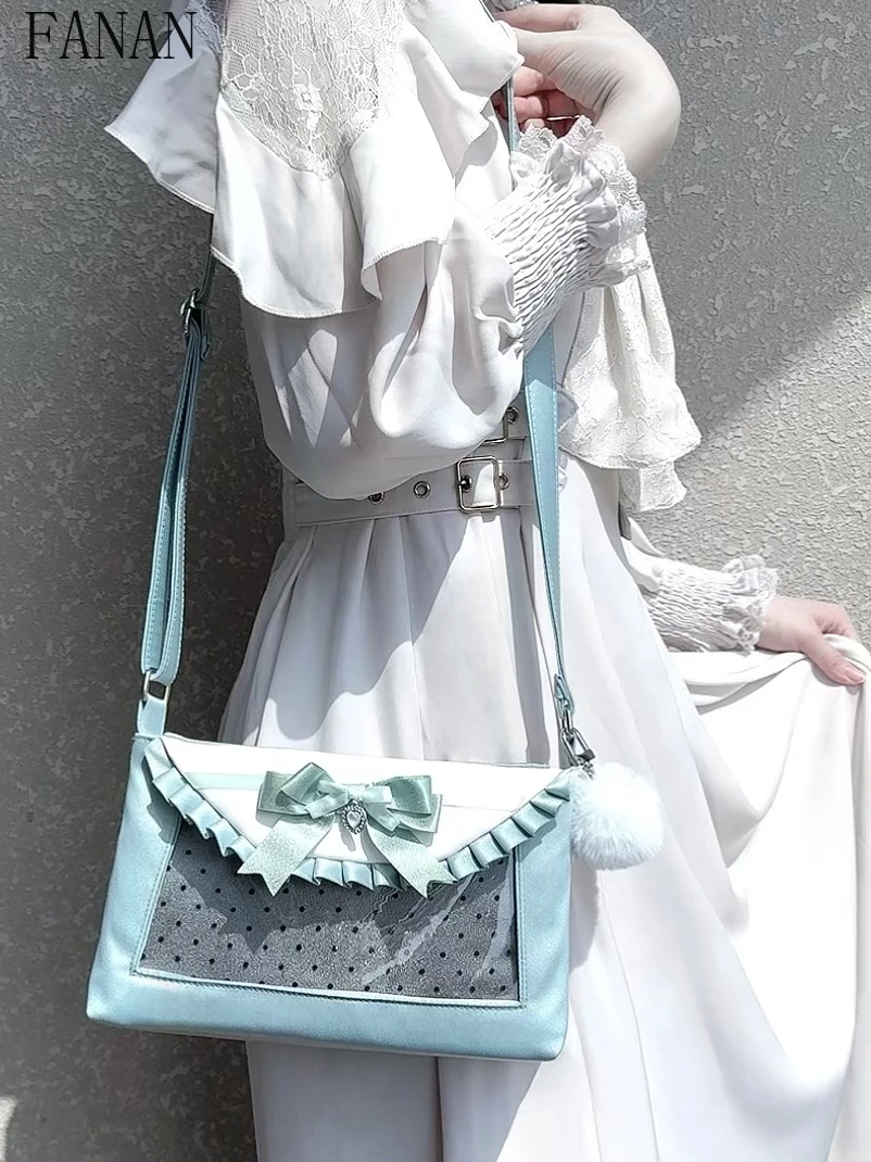 

2025 New Lady Crossbody Bags Fashion Casual Handbags for Women Elegant Kawaii Tote Shoulder Bag Femme Japanese Style