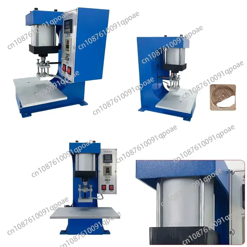 Mini Hot Pressing Machine for Air Pressure Hot Stamping Wallet Shoe Label Pressing Equipment for Leather Fabric Vinyl