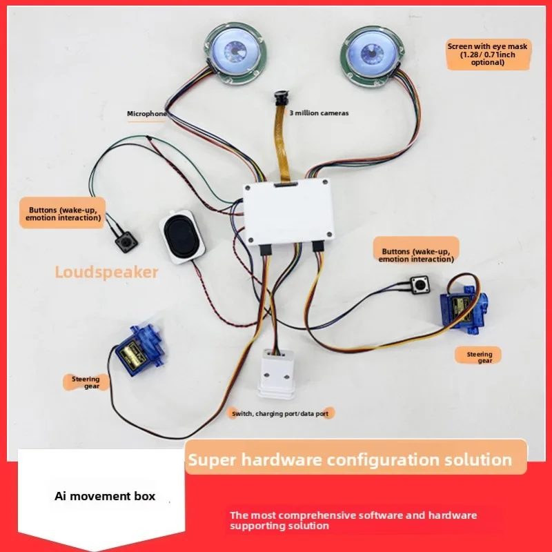 DIY movement, intelligent voice interaction, early education English doll modification software and hardware matching
