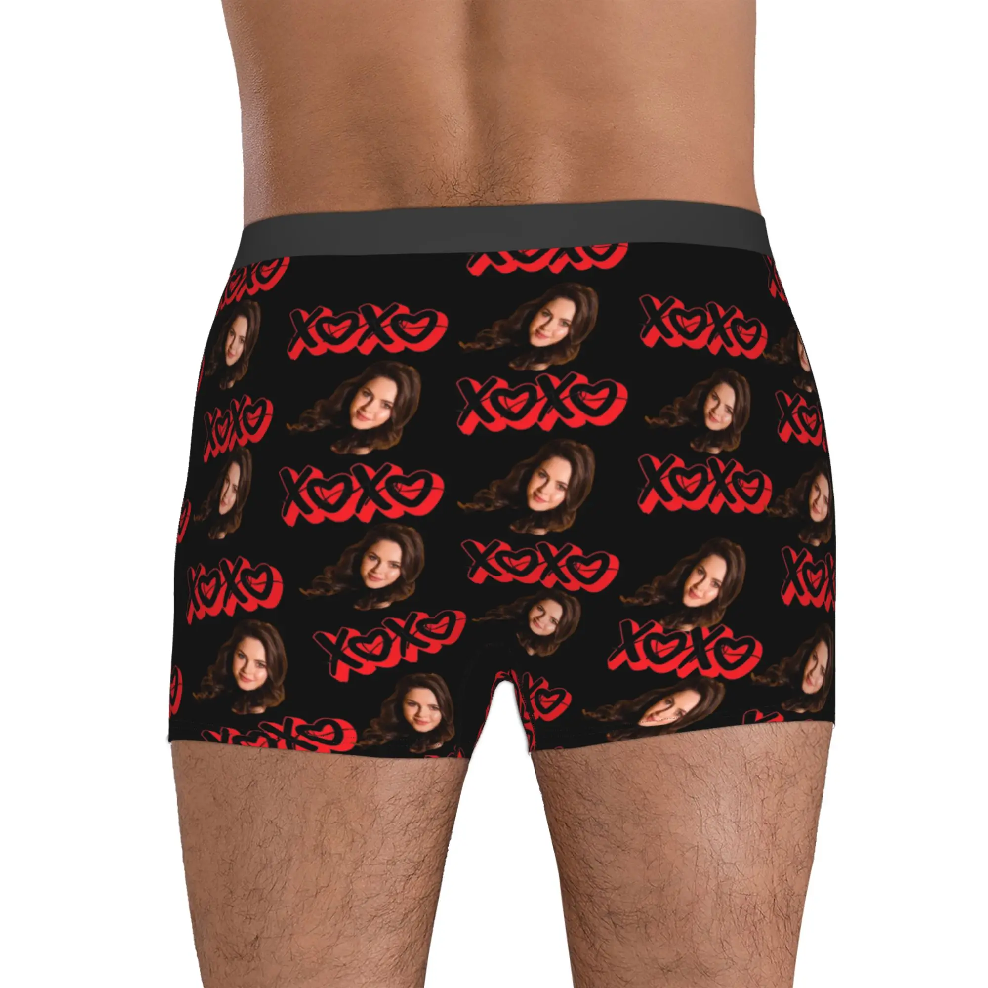 Personalized Face Photo Underwear Custom Boxer Briefs Custom Men Valentine's Day Gift For Husband Anniversary Gift for Dad