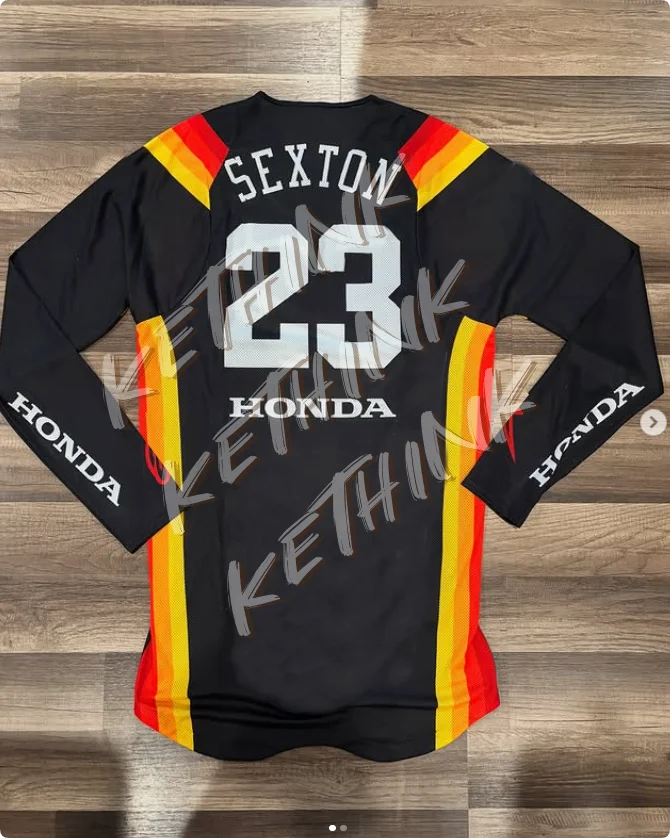 

Quick Dry Honda Motorcycle Jersey, Long Sleeve Breathable Riding Shirt Y2K Dirt Bike and Mountain Racing, Comfortable Daily Gear