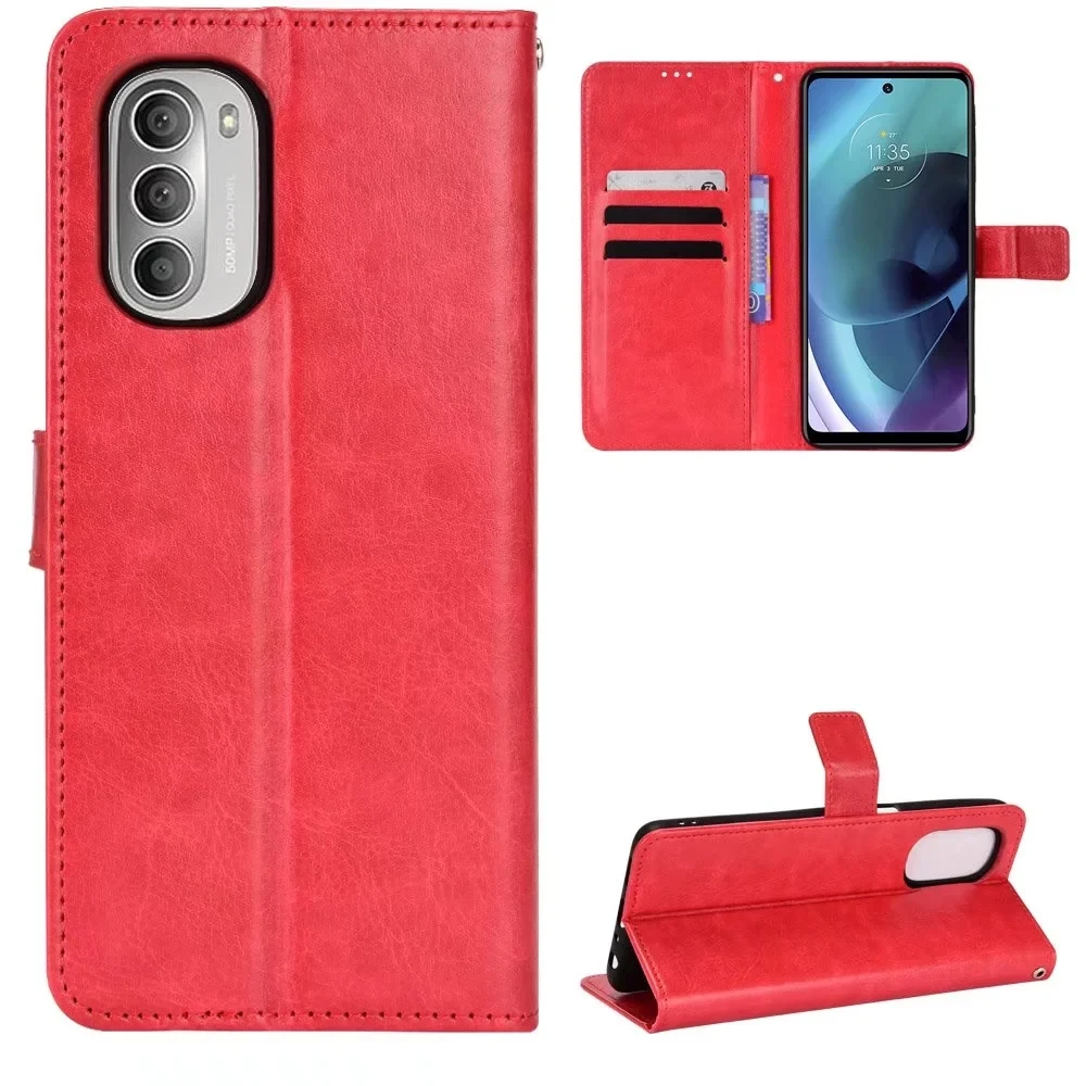 Fashion Wallet PU Leather Case Cover For Motorola Moto G Stylus 2022/G Play/G Power/G10 G200 G51 G71 G41 Flip Protective Shell