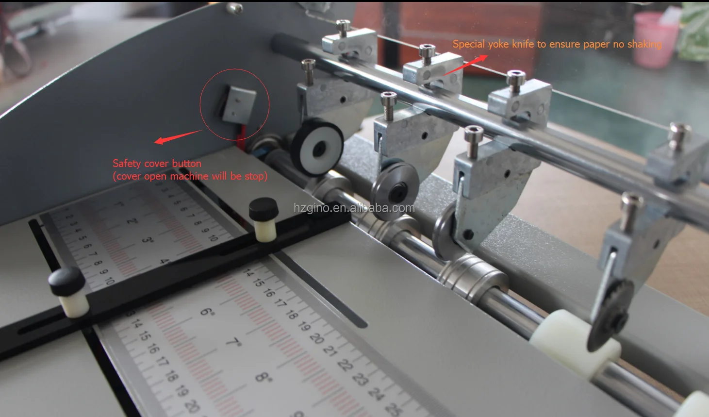 Picture 5: Desktop Cutting and Creasing Machine Electric Paper Creaser and Perforated Cutting  Machine
