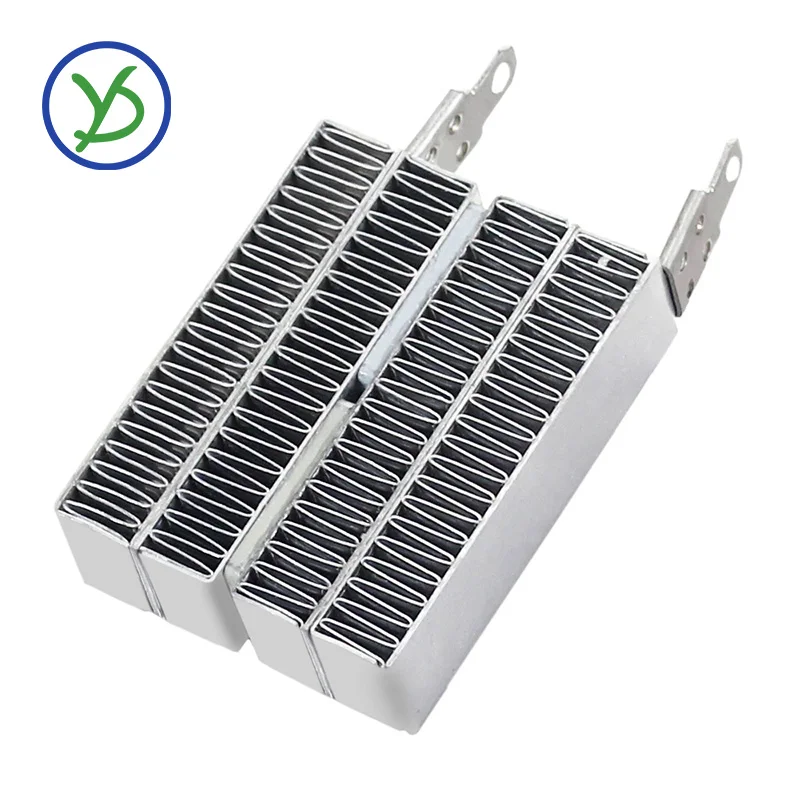 12V 24V 48V 220V 50W ~ 200W ceramiczny nagrzewnica powietrza PTC AC DC element urządzenia grzejnego 54B2 75*41*15mm