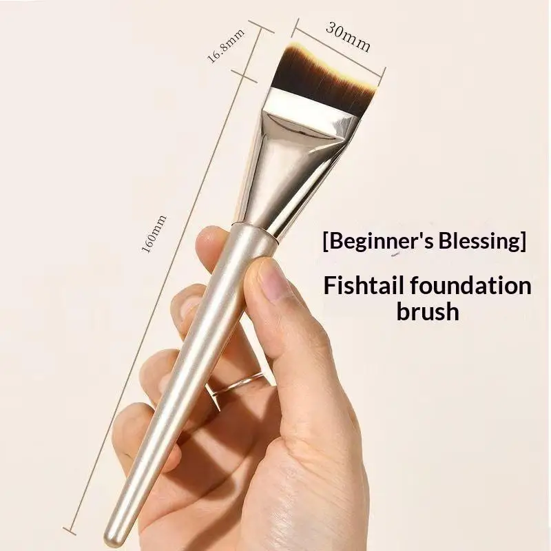 *Complete Makeup Tool Kit Soft Bristle Foundation Brush Powder Puff Mixing Palette Spatula for Beginner Artists