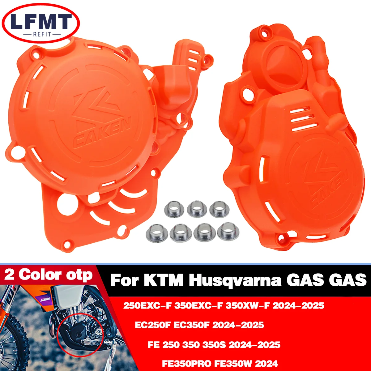 

Clutch Protector Lgnition Guard Cover Kit For KTM GAS GAS 250 350 ECF EXCF XWF XW-F EC250F EC350F 2024 2025 Motorcycle Universal