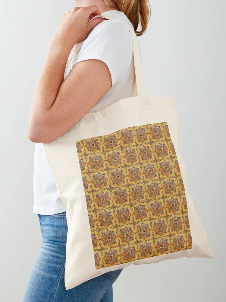 Floor Series: Peranakan Tiles 3 Tote Bag Portable shopping bag Women's shopper bag Cloth bags tote men's