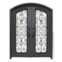 Custom Wrought Iron Doors , Iron Entry Doors , Gates Doors China