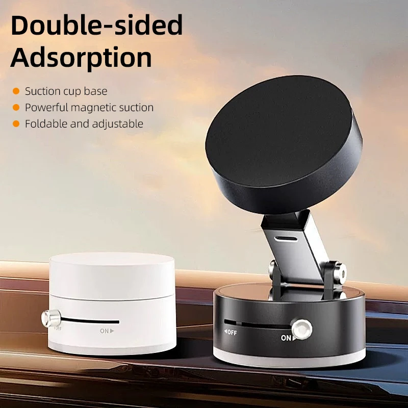 

Universal Vacuum Magnetic Suction Cup Folding Swivel Stand Double-sided Suction Cup Vacuum Swivel Stand Mobile Phone Holder
