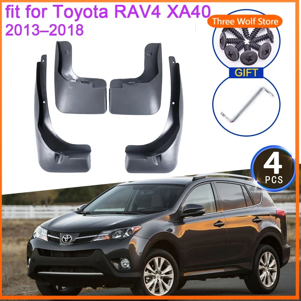 

4x for Toyota RAV4 RAV 4 XA40 2013 2014 2015 2016 2017 2018 Mud Flaps Mudguards Splash Guards Fender Flare Wheel Car Accessories
