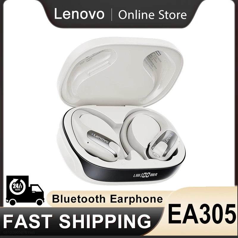 New Lenovo EA305 TWS Outdoor Sports Earphones Bluetooth 5.4 Dual Mode Wireless Headphones HiFi Stereo Noise Cancelling Earbuds