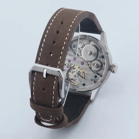 कॉर्गेट लक्ज़री सफायर ग्लास 42 मिमी डायल St3600 या ETA6497 हैंड-वाउंड मूवमेंट 316L स्टील केस पुरुषों की घड़ी 30 M वाटर रेसिस्टेंट 10 best sales 42 मिमी घड़ी - №9