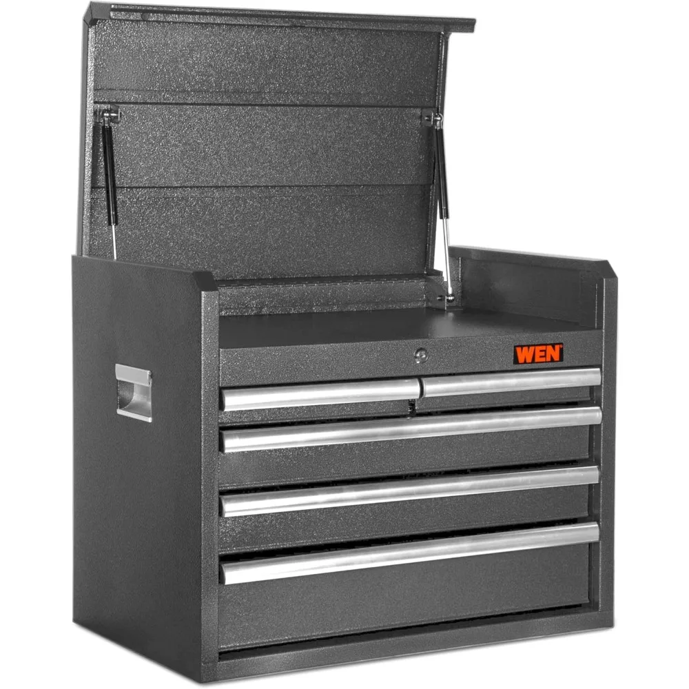 Cassetta portautensili di alta qualità da 26 pollici con acciaio durevole calibro 21 e finitura verniciata a polvere
