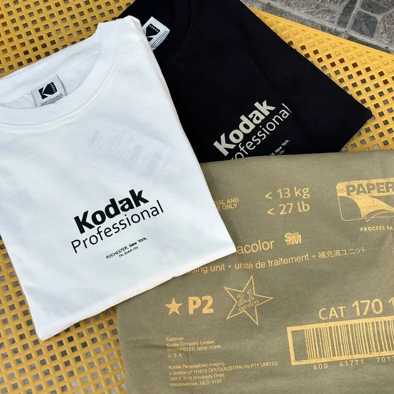 

Street Trends K0dak T-Shirt Men Women Cotton Tees Short Sleeve Brand T-shirts Streetwear Y2k Tops Unisex Summer Men Clothing