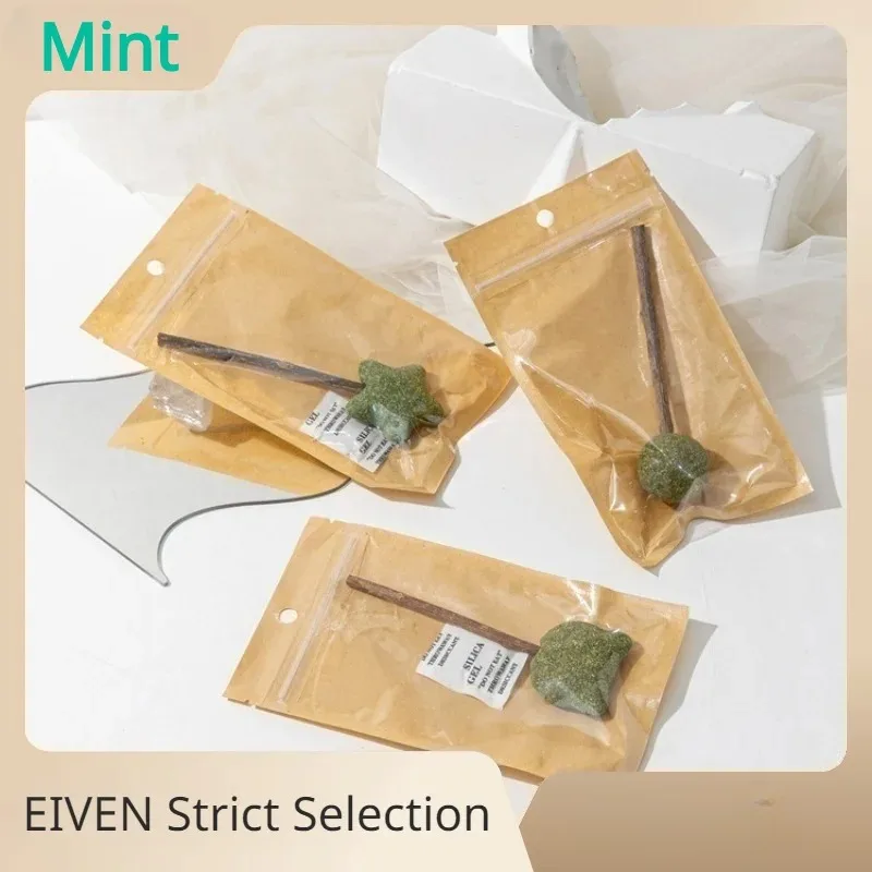 Cat Mint lollipop Cat Tooth Grinding Stick Tooth cleaning Cat Toys Mint Toys Natural Fresh Stick Kitten Toy Catnip Supplies