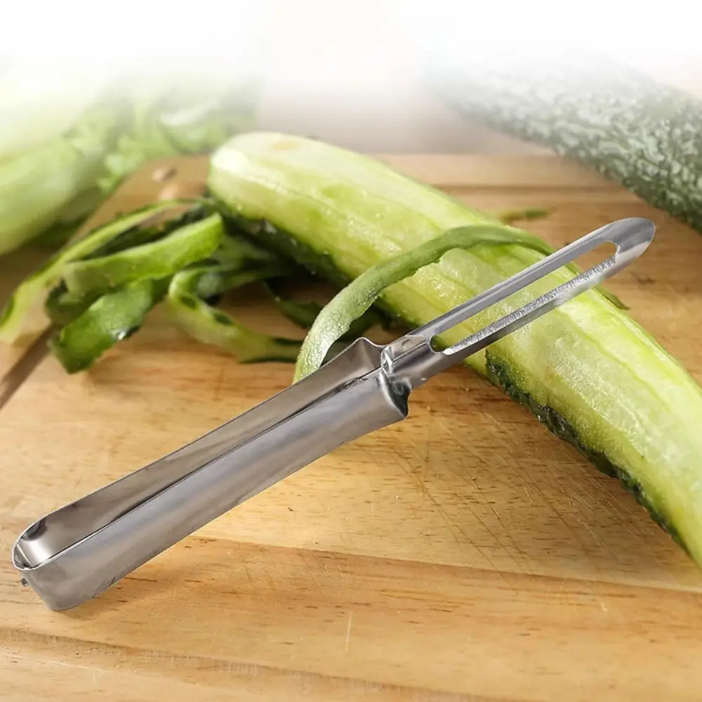 

Durable I-Shaped Vegetable Peeler Stainless Steel Ergonomic Vegetable Grater Sharp Fruit Peeler Kitchen Paring Tool
