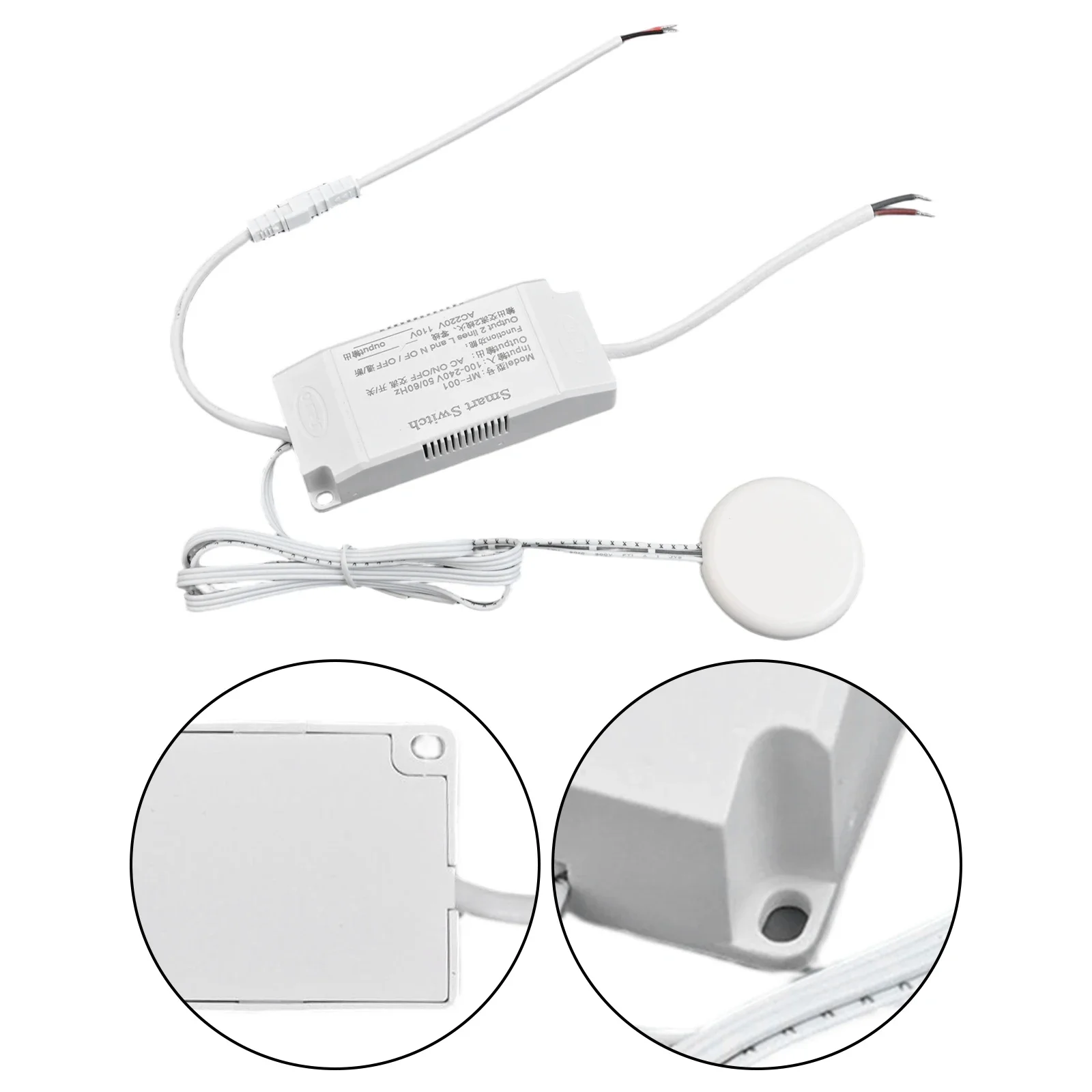 Indoor Lighting Control 95*40*285mm Size Dimmable Switch Robust Load Capacity Sensitive Material Detection For Ambient Lighting