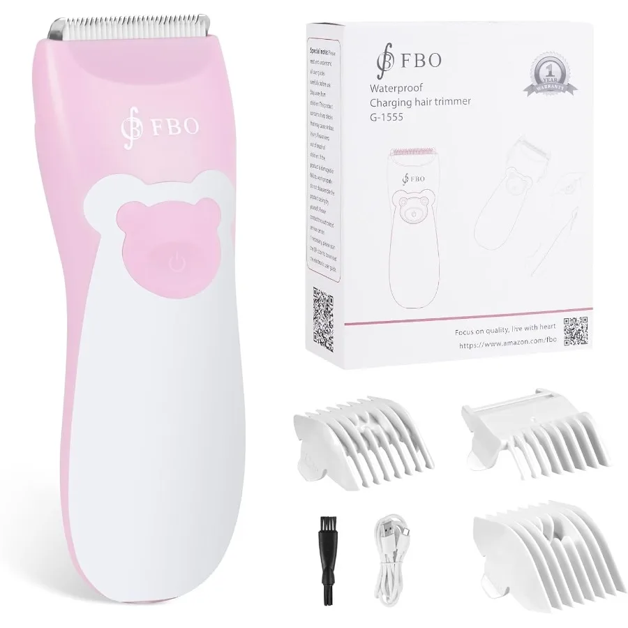 

Ceramic Blade Cordless Rechargeable Bikini Trimmer Kit for Body Hair and Beard Baby and Hair Clipper Multi-Function Wet/Dry Tri