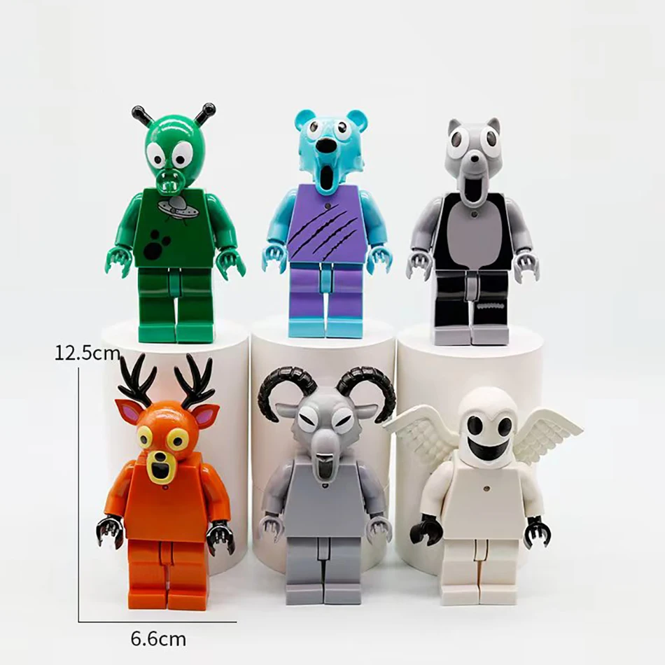 6 قطعة 99 ليال في الغابة الغزلان عمل الشكل الديكور نموذج الحيوانات الغزلان لعبة جمع الهدايا لعب للأطفال هدايا مزخرفة #2