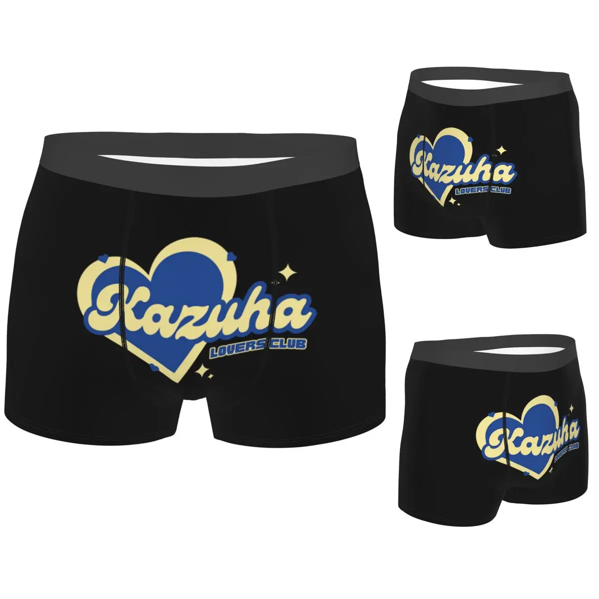 

Boxer Underpants Shorts Kazuha Lovers Club Panties Male Breathable Underwear for Homme Man Boyfriend Gift