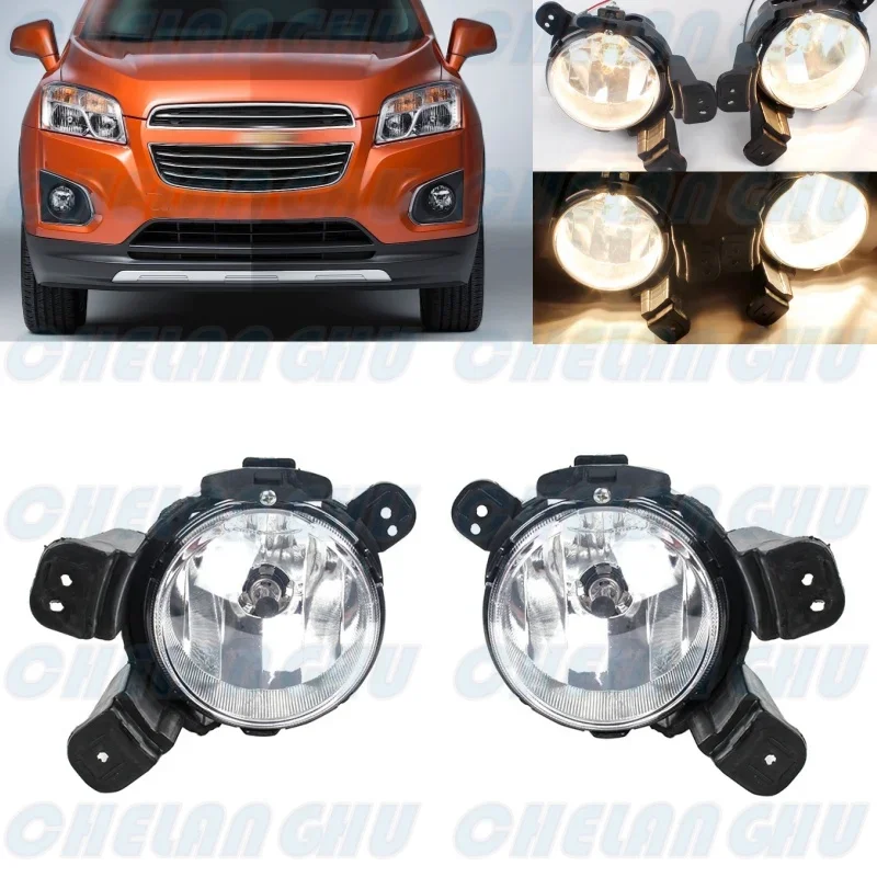 

For Chevrolet Trax 2013 2014 2015 2016 Car accessories 1 Pair Front Bumper Fog Lights Lamp