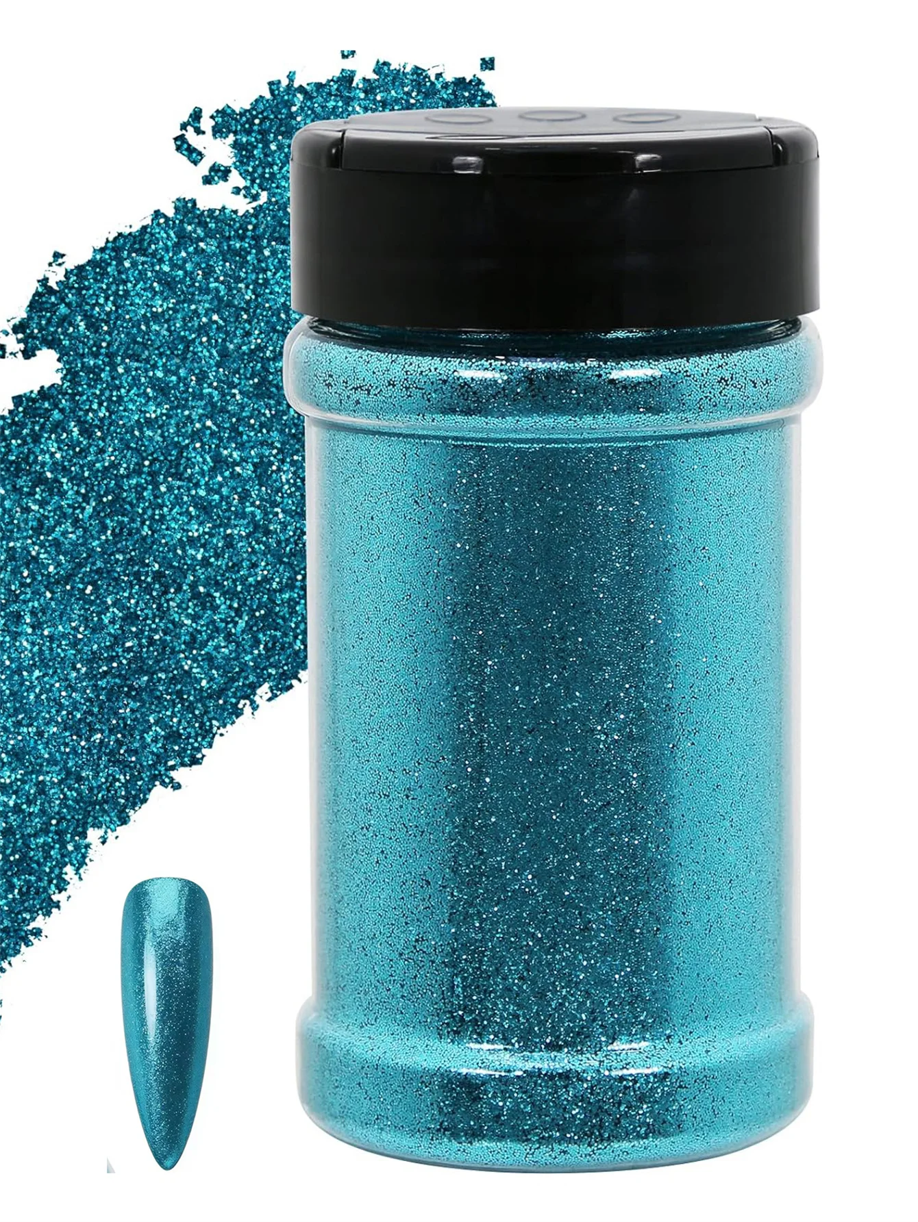 Feiner irisierender Glitzer für Bastelarbeiten | 1/128" Halloween, PET-Flocken, Bastel-Pailletten, Epoxid-Chips für Kürbisse, Epoxidharz, Nägel, Gel – Detail 7