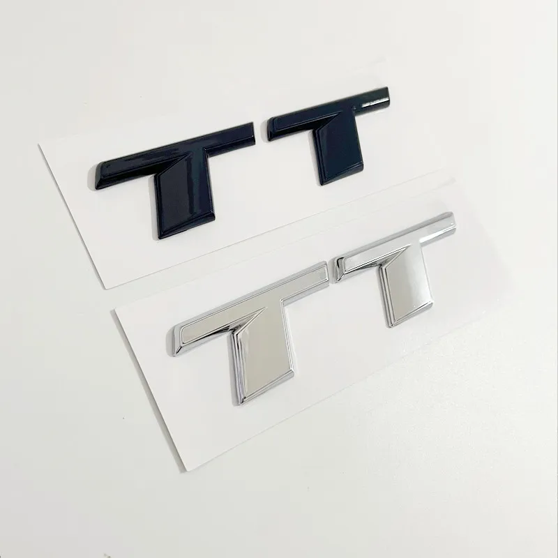 ثلاثية الأبعاد ABS كروم أسود TT شعار رسائل سيارة جذع شعار شارة مائي لأودي TT RS MK1 8N 8J MK3 8S MK2 TT ملصق اكسسوارات