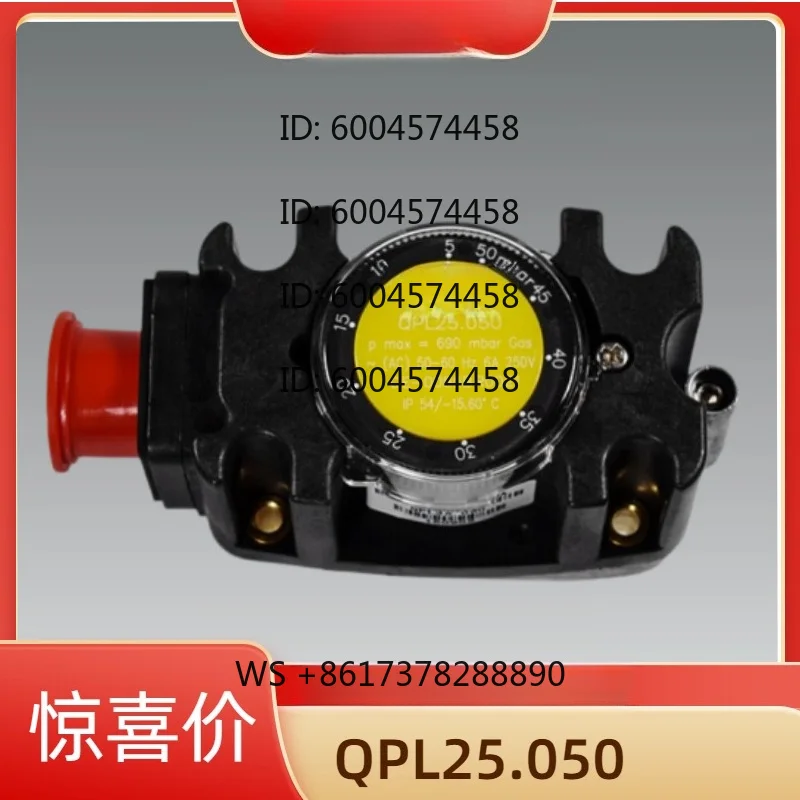 Burner pressure switch QPL 25.050 25.003 25.150 25.500