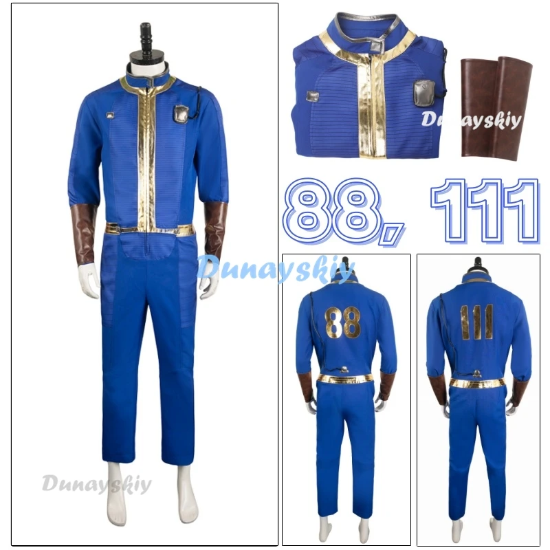 

88, 111 Cosplay Out Vault Cosplay Women Men Jumpsuit Costume Unisex Handguard Bodysuit Outfits Halloween Carnival Suit Shelter