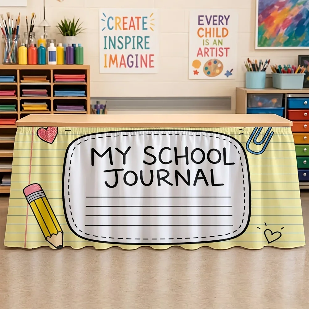 Halloween, Christmas, the start of the school year, party table skirts, learning-themed elementsxzj