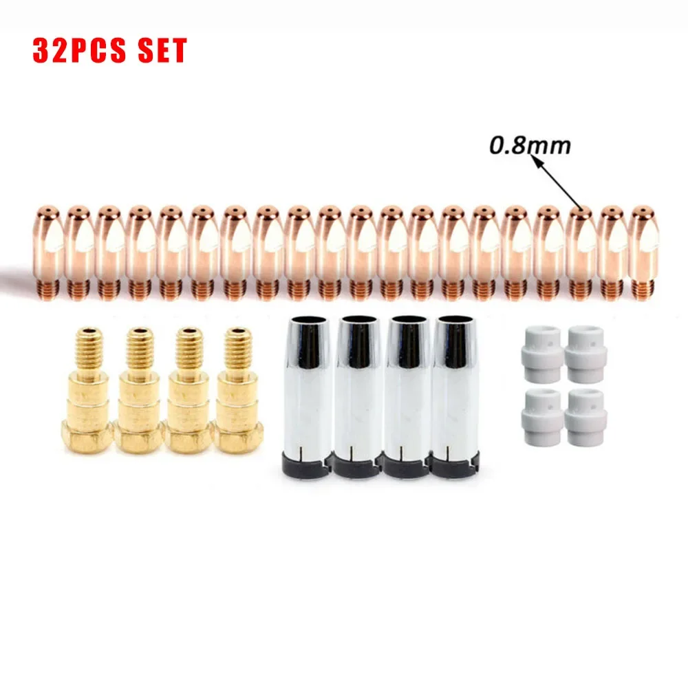 

Ensure smooth and flawless welding with UNIMIG SB24 Binzele Torch compatible MIG Welding Contact Tip Set of 32pcs