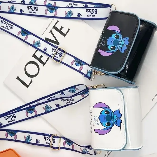 Disney Mickey Stitch Jewelry Packaging, Jewelry Storage, Portable Pouch, Shoulder Bag, Coin Storage, Cute cartoon