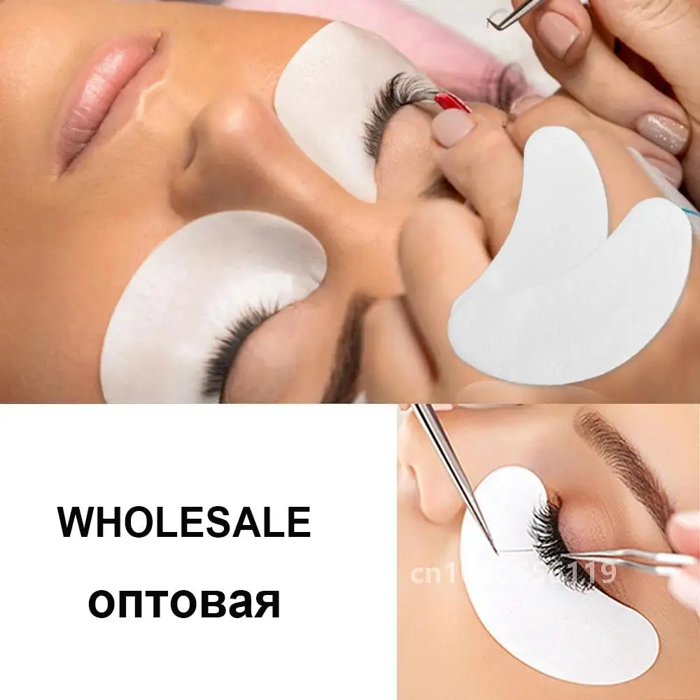 300/400pairs Wholesale Hydrogel Gel Eye Patches for Eyelash Extension Tips Stickers Under Eye Pads Patches Application Makeup