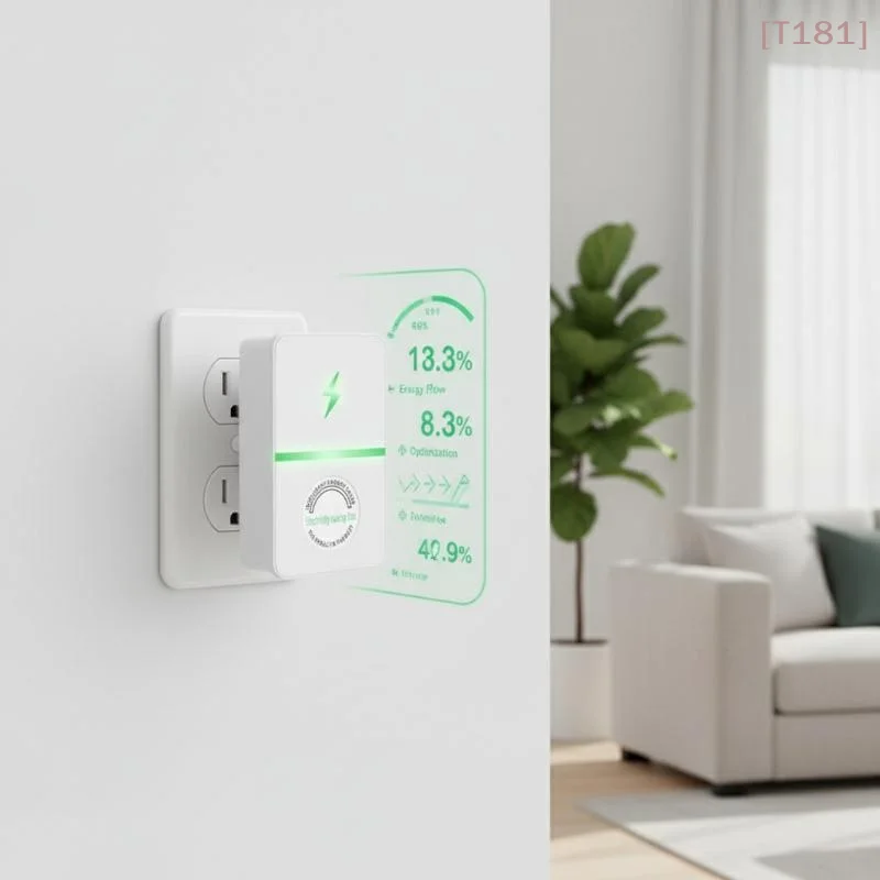 [E] 1/2/5Pcs US Plug 90v-250v Energy Saving Device Power Saver Intelligent Flame Retardant Low Consumption Save Electricity