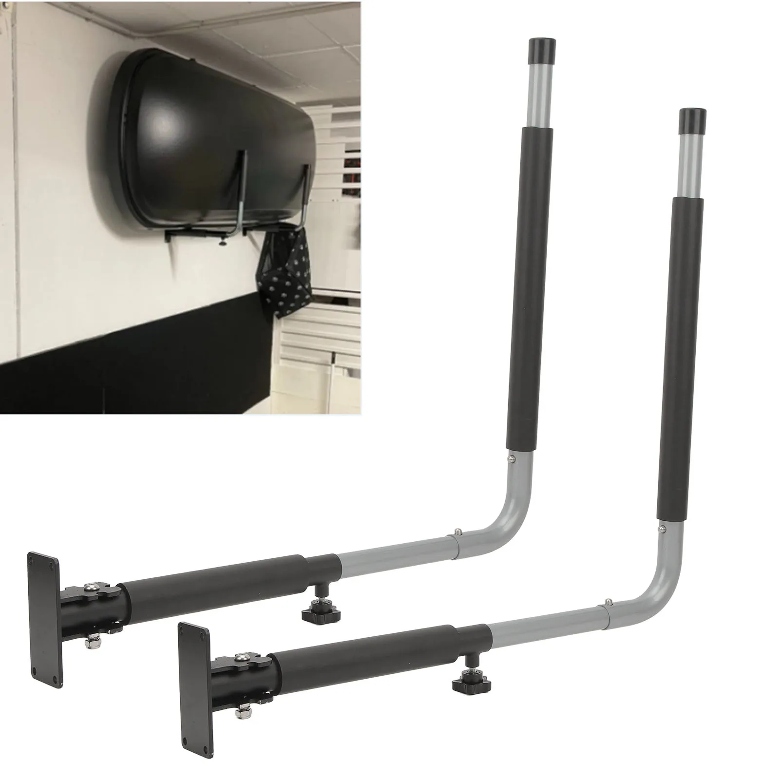 

Kayak Storage Rack Powerful Weight Bearing Adjustable Easy Storage Car Roof Box Wall Mount Rack for Surfboard