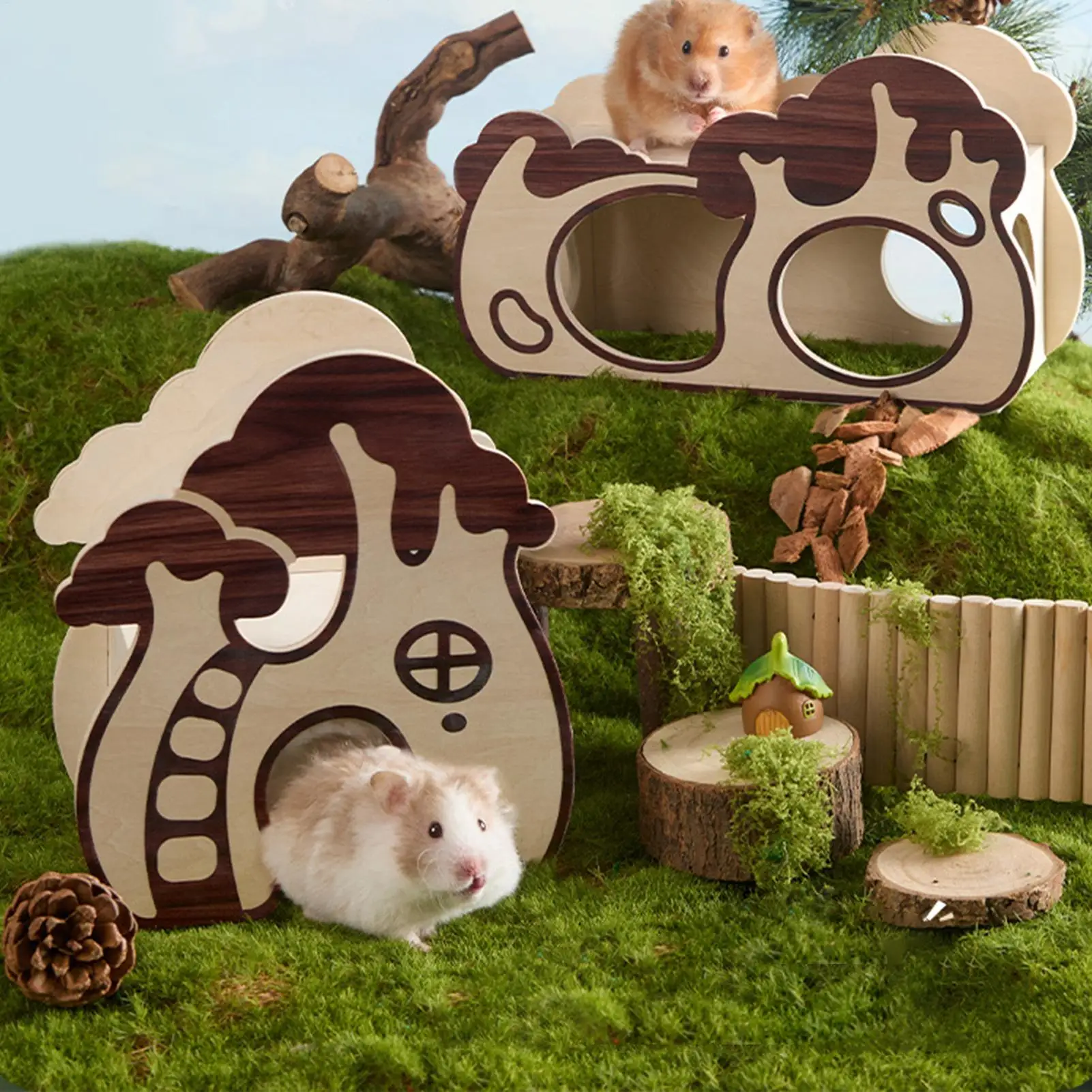 Wooden Hamster Hide… - image