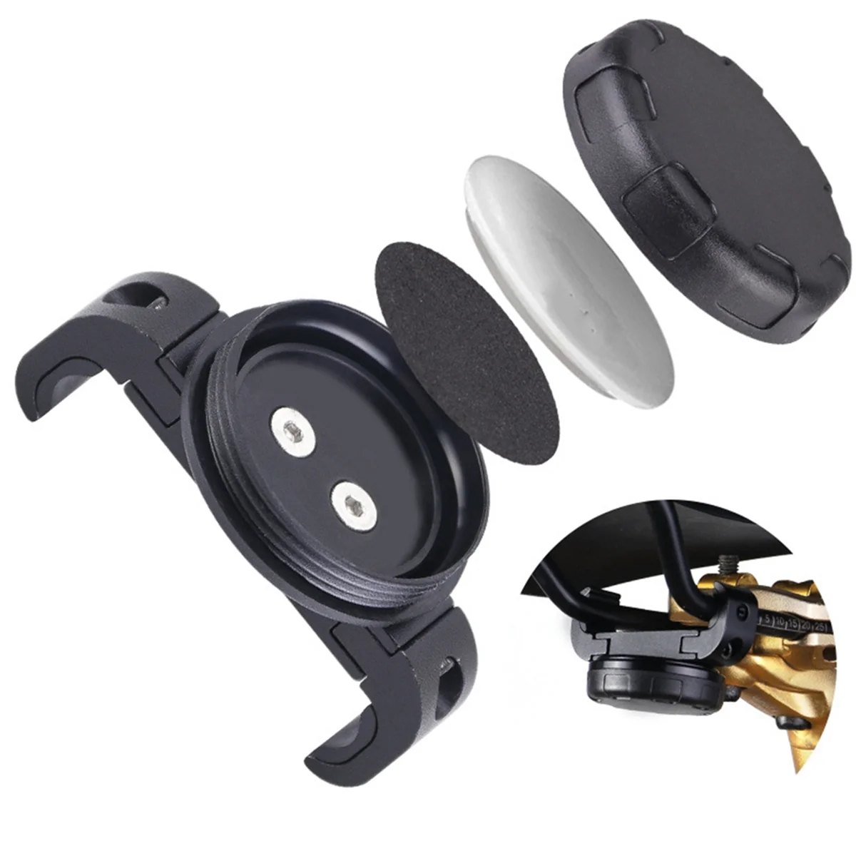 A26P Bike Mount Hidden Bracket for Airtag Under the Seat, Bicycle GPS Tracker Holder, Waterproof Bicycle Saddle Holder