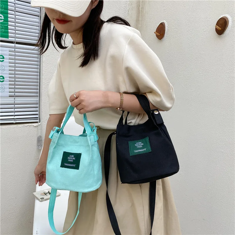 Women Canvas Messenger Bag Japan Style Girl Small Bag Shoulder Bags Female Crossbody Student Bag Purse Phone Bag сумка женская