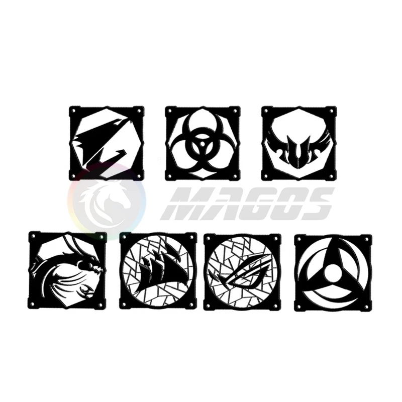 New DIY Fan Protective Net Cover 120MM Acrylic Cover Use For 12cm Radiator 120mm Fan Cool For Computer Case Cooling， 3Pcs/pack