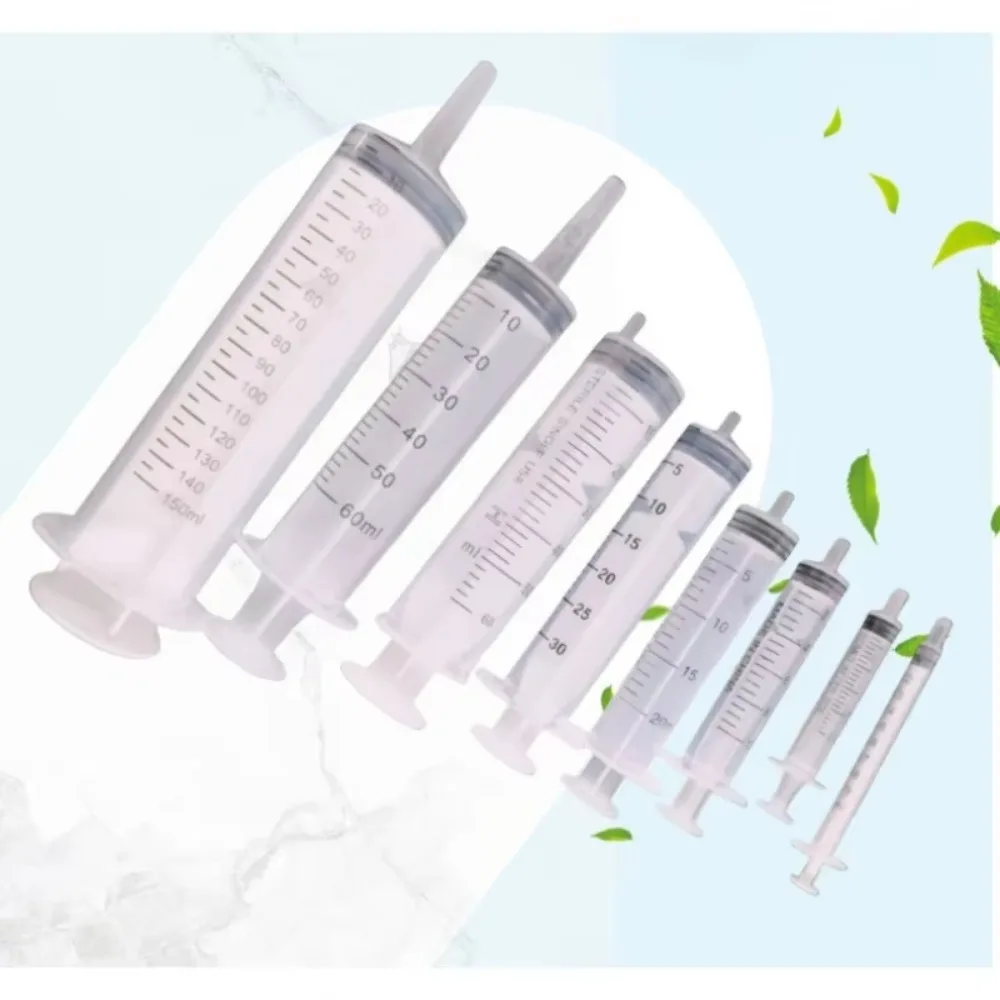 New Large Capacity Syringes with 30cm Tube Reusable Needle Barrel Oil Pump with Scale Oil Suction Vacuum Pistol Pump Extractor