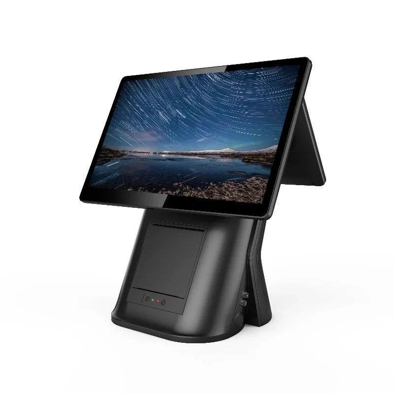 2026 High Quality 15 Inch Dual Touch Screen Yazar Kasa Pos System For Retail All In One PC
